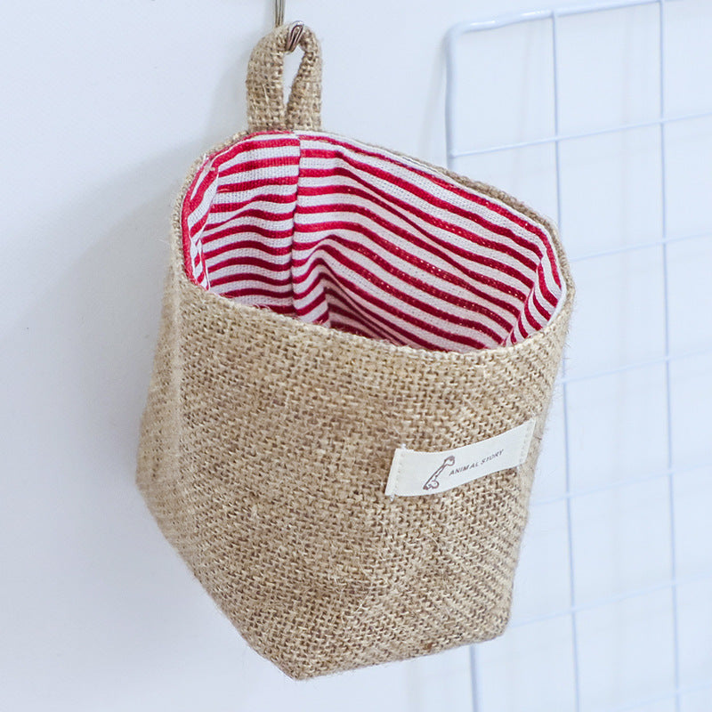 Wholesale Desktop Cotton and Linen Storage Bags